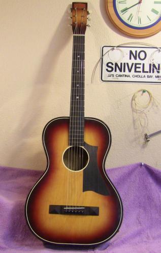 Beltone Parlor guitar conversion