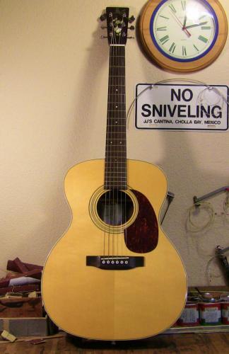 Silver Creek OM with pickup