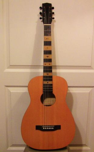 Unknown old parlor guitar with a new Solid Spruce top